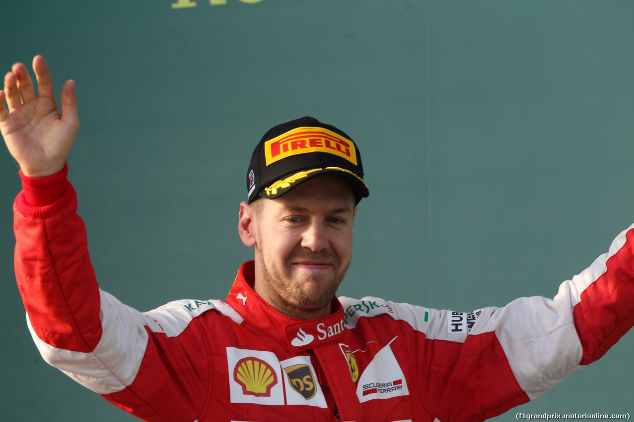 GP AUSTRALIA, 15.03.2015 - Gara, terzo Sebastian Vettel (GER) Ferrari SF15-T