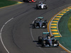 GP AUSTRALIA, 15.03.2015 - Gara, Lewis Hamilton (GBR) Mercedes AMG F1 W06 davanti a Nico Rosberg (GER) Mercedes AMG F1 W06