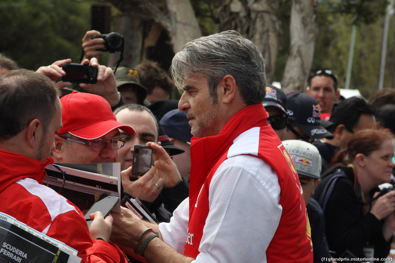 GP AUSTRALIA, 12.03.2015 - Maurizio Arrivabene (ITA) Ferrari Team Principal