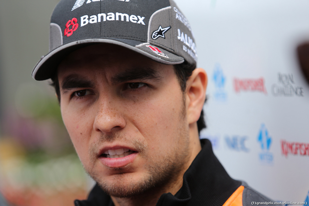 GP AUSTRALIA, 12.03.2015 - Sergio Perez (MEX) Sahara Force India F1 VJM08