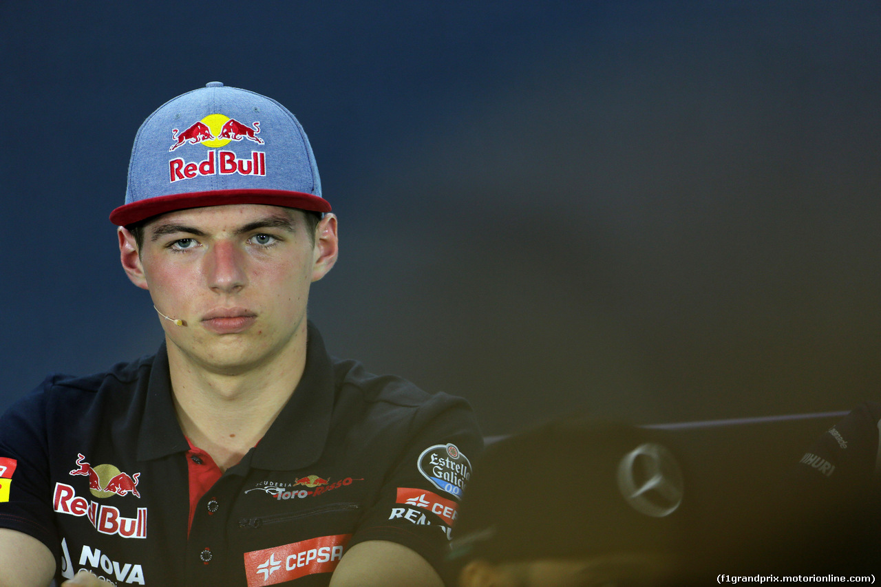 GP AUSTRALIA, 12.03.2015 - Conferenza Stampa, Max Verstappen (NED) Scuderia Toro Rosso STR10