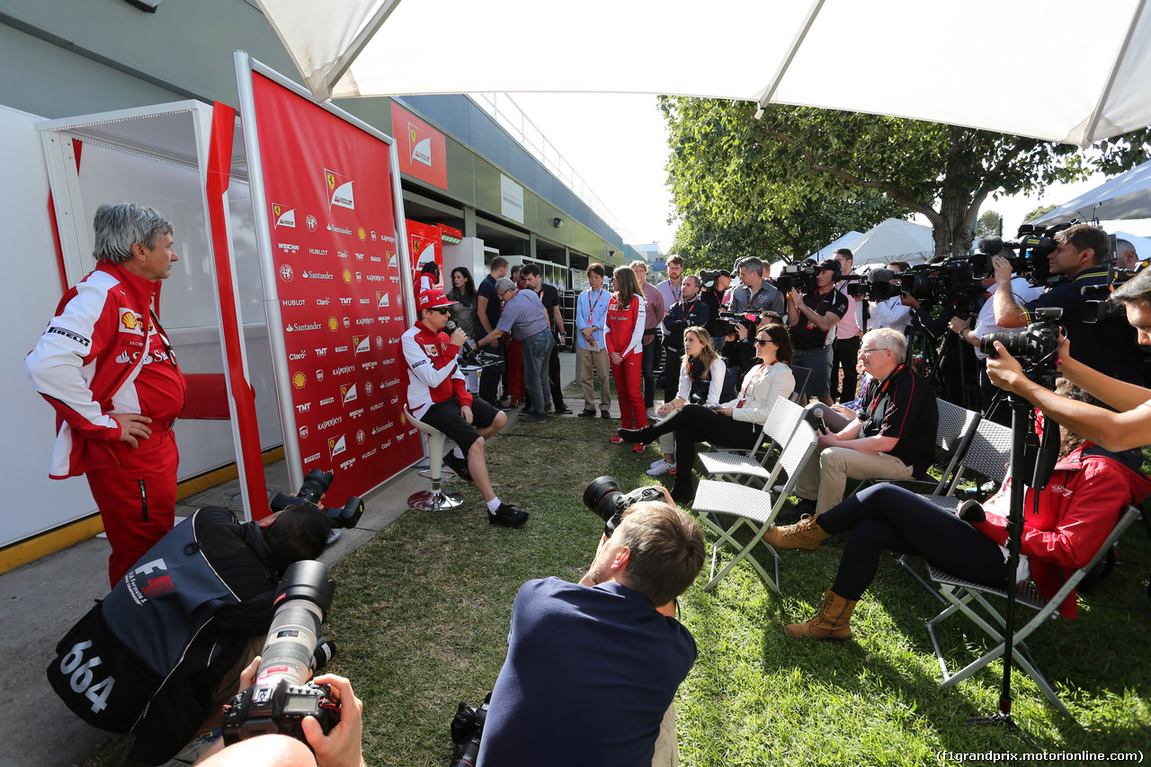 GP AUSTRALIA, 12.03.2015 - Kimi Raikkonen (FIN) Ferrari SF15-T