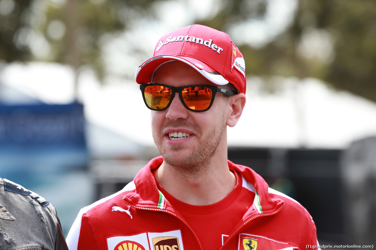 GP AUSTRALIA, 12.03.2015 - Sebastian Vettel (GER) Ferrari SF15-T