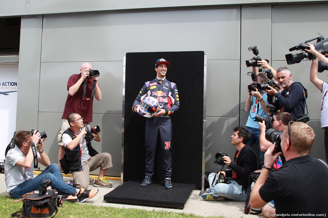 GP AUSTRALIA, 12.03.2015 - Daniel Ricciardo (AUS) Red Bull Racing RB11