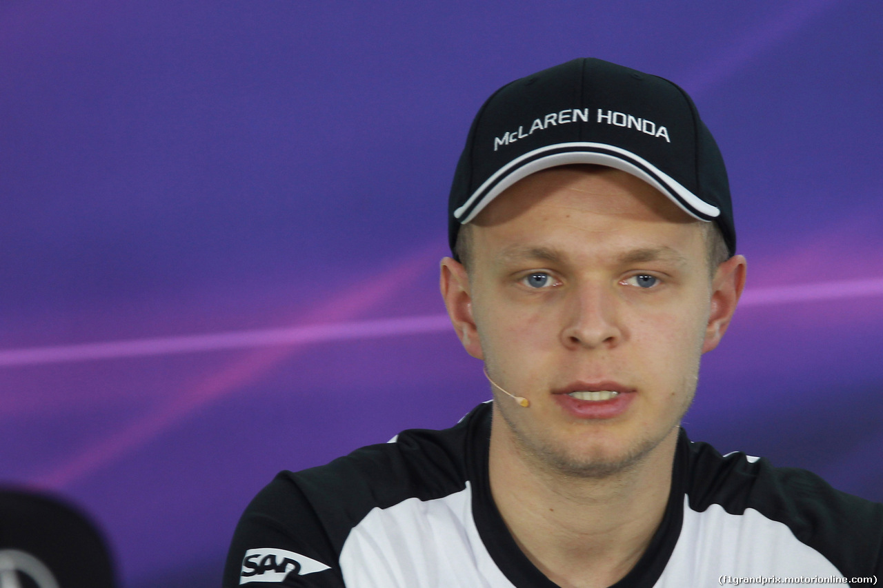 GP AUSTRALIA, 12.03.2015 - Conferenza Stampa, Kevin Magnussen (DEN) McLaren Mercedes MP4-29