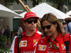 GP AUSTRALIA, 12.03.2015 - Kimi Raikkonen (FIN) Ferrari SF15-T e Stefania Boccoli (ITA), Ferrari Press Office