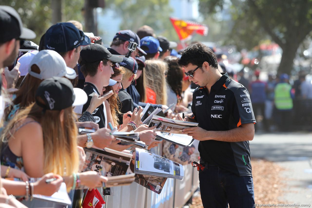 GP AUSTRALIA, 14.03.2014 - Sergio Perez (MEX) Sahara Force India F1 VJM08