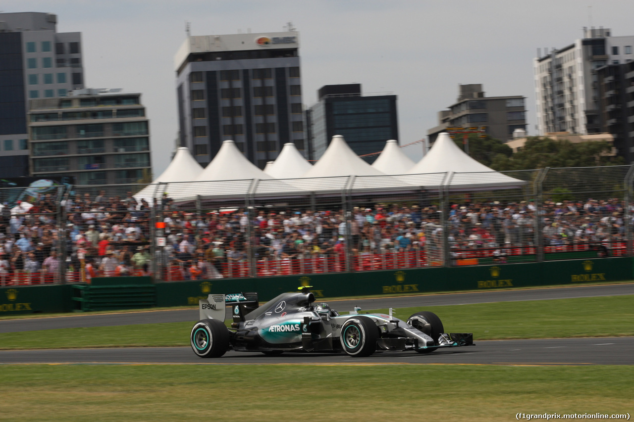 GP AUSTRALIA, 14.03.2014 - Prove Libere 3, Nico Rosberg (GER) Mercedes AMG F1 W06