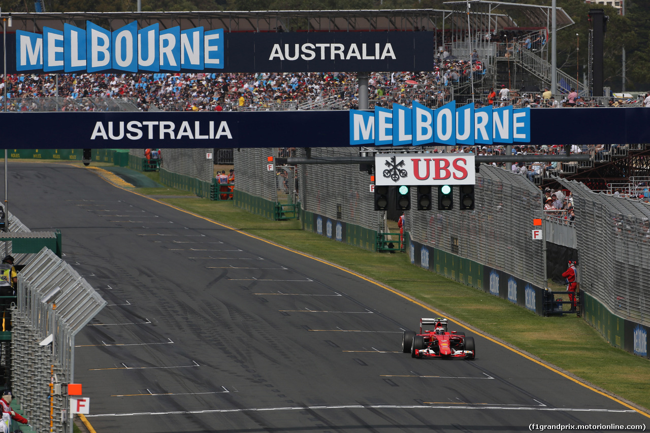 GP AUSTRALIA, 14.03.2014 - Prove Libere 3, Kimi Raikkonen (FIN) Ferrari SF15-T