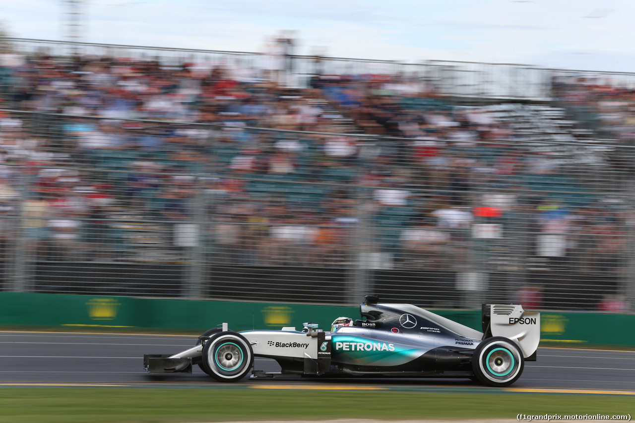 GP AUSTRALIA, 14.03.2014 - Qualifiche, Lewis Hamilton (GBR) Mercedes AMG F1 W06