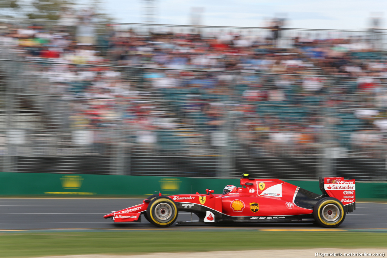GP AUSTRALIA, 14.03.2014 - Qualifiche, Kimi Raikkonen (FIN) Ferrari SF15-T
