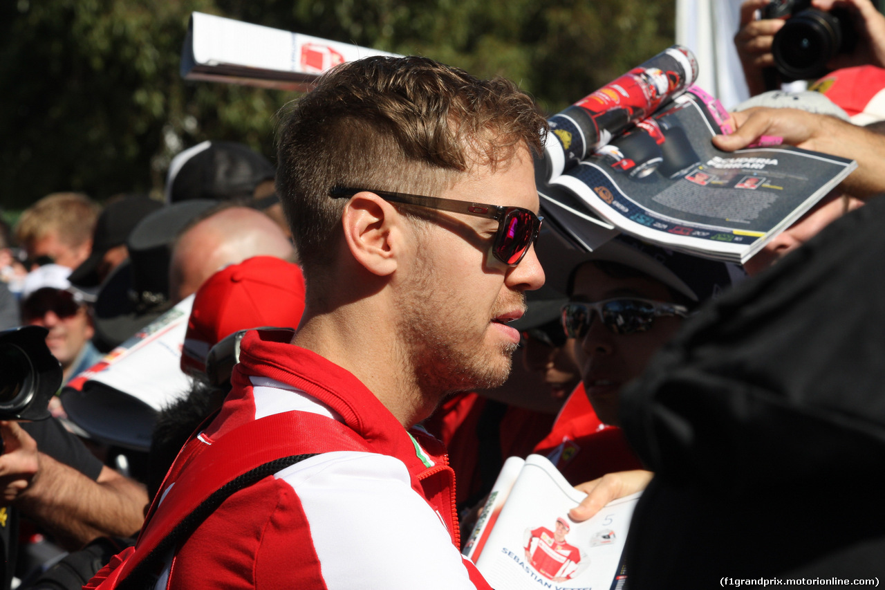 GP AUSTRALIA, 13.03.2015 - Sebastian Vettel (GER) Ferrari SF15-T