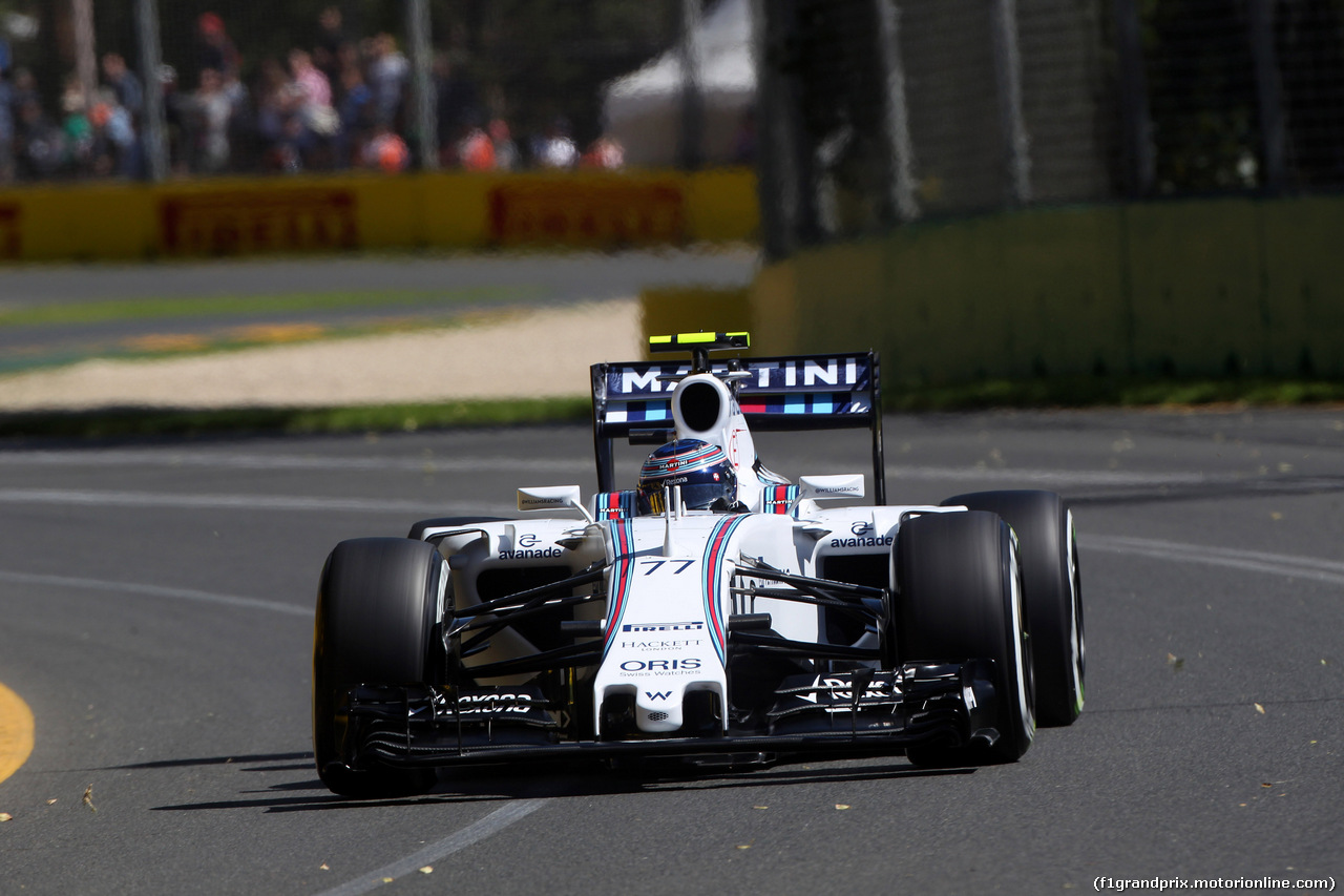 GP AUSTRALIA, 13.03.2015 - Prove Libere 1, Valtteri Bottas (FIN) Williams F1 Team FW37