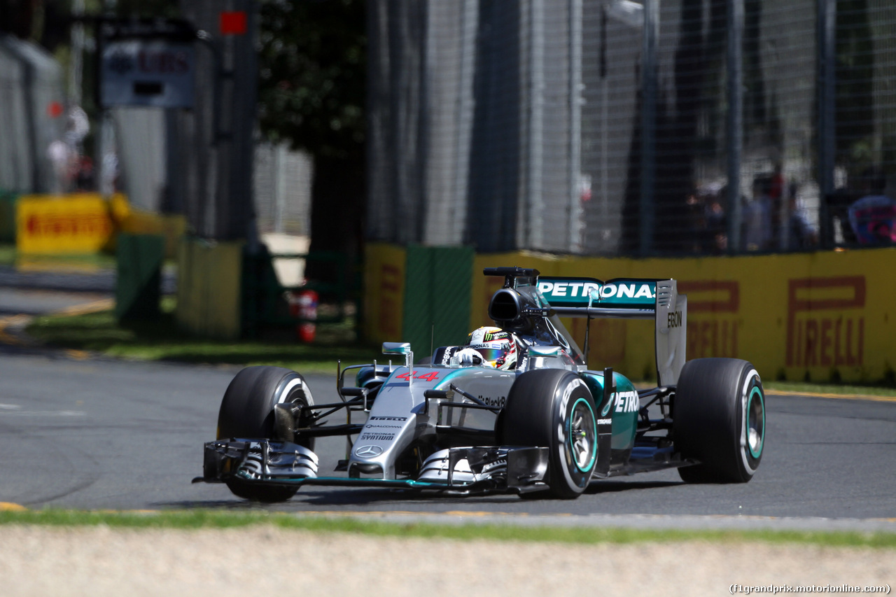 GP AUSTRALIA, 13.03.2015 - Prove Libere 1, Lewis Hamilton (GBR) Mercedes AMG F1 W06