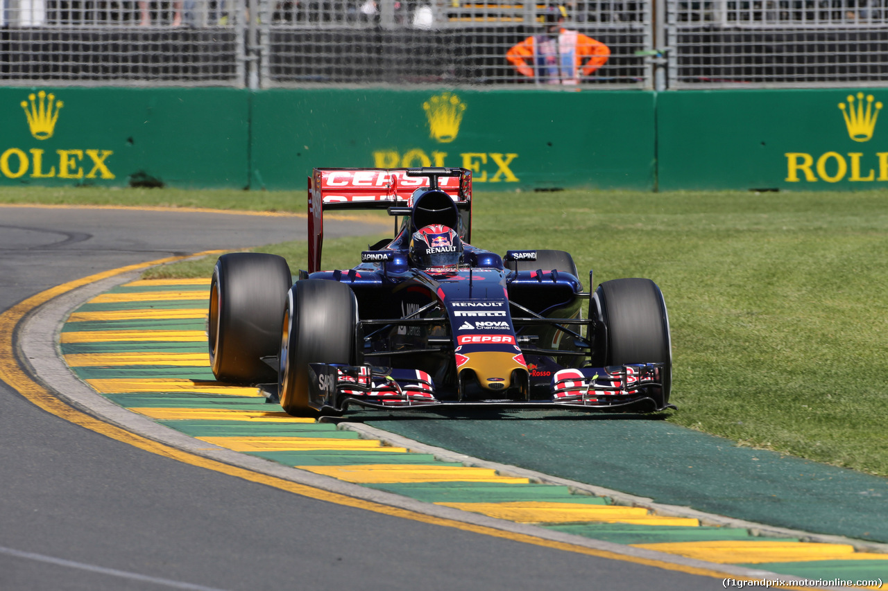 GP AUSTRALIA, 13.03.2015 - Prove Libere 1, Max Verstappen (NED) Scuderia Toro Rosso STR10