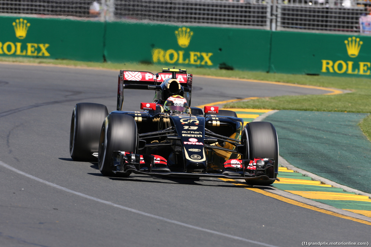 GP AUSTRALIA, 13.03.2015 - Prove Libere 1, Pastor Maldonado (VEN) Lotus F1 Team E23