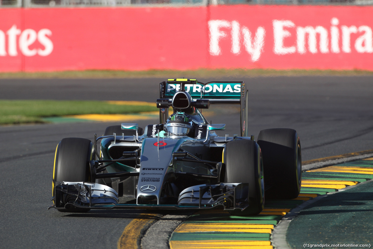GP AUSTRALIA, 13.03.2015 - Prove Libere 2, Nico Rosberg (GER) Mercedes AMG F1 W06
