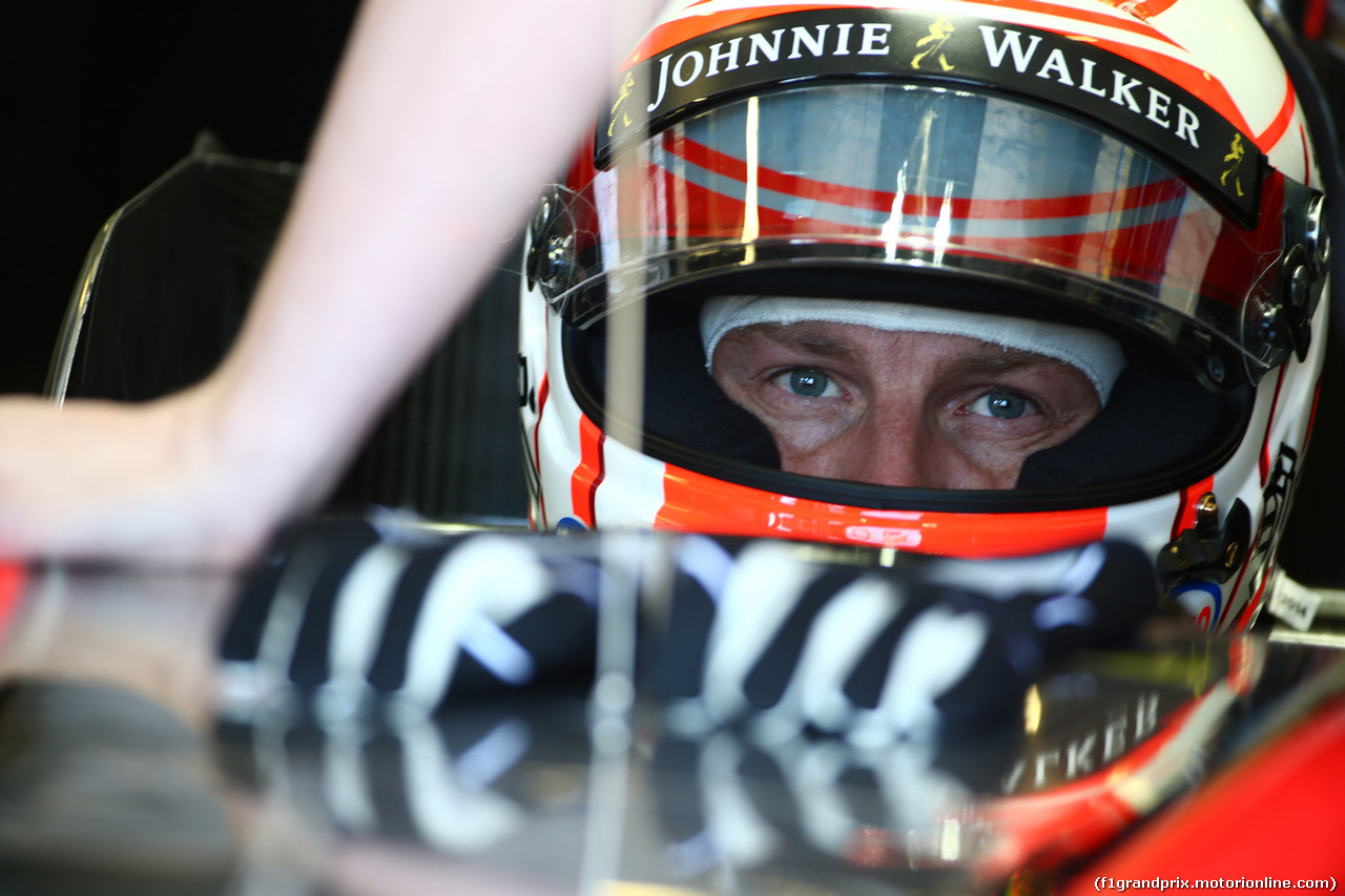 GP AUSTRALIA, 13.03.2015 - Prove Libere 2, Jenson Button (GBR)  McLaren Honda MP4-30.