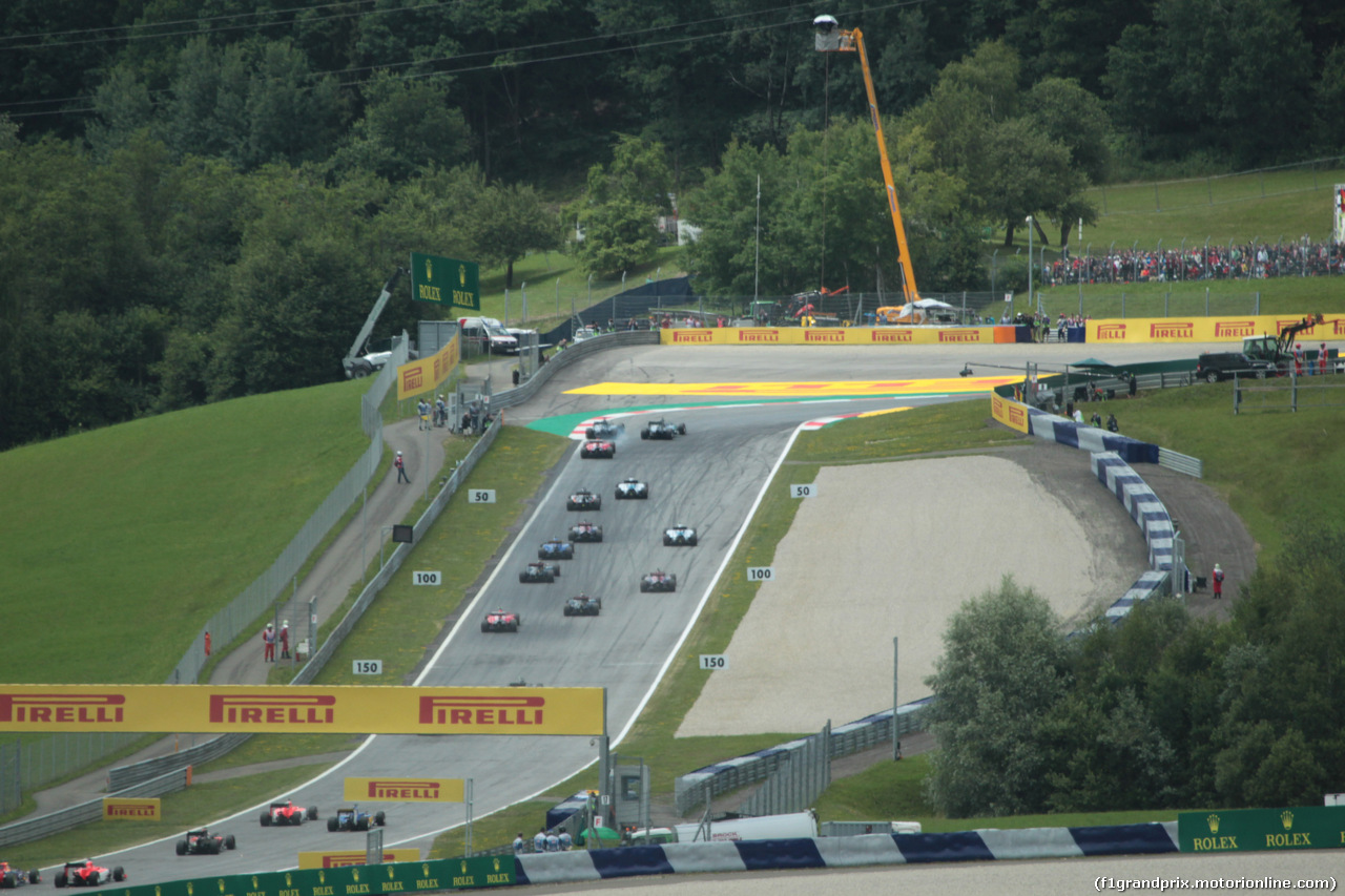 GP AUSTRIA, 21.06.2015- Start of the race