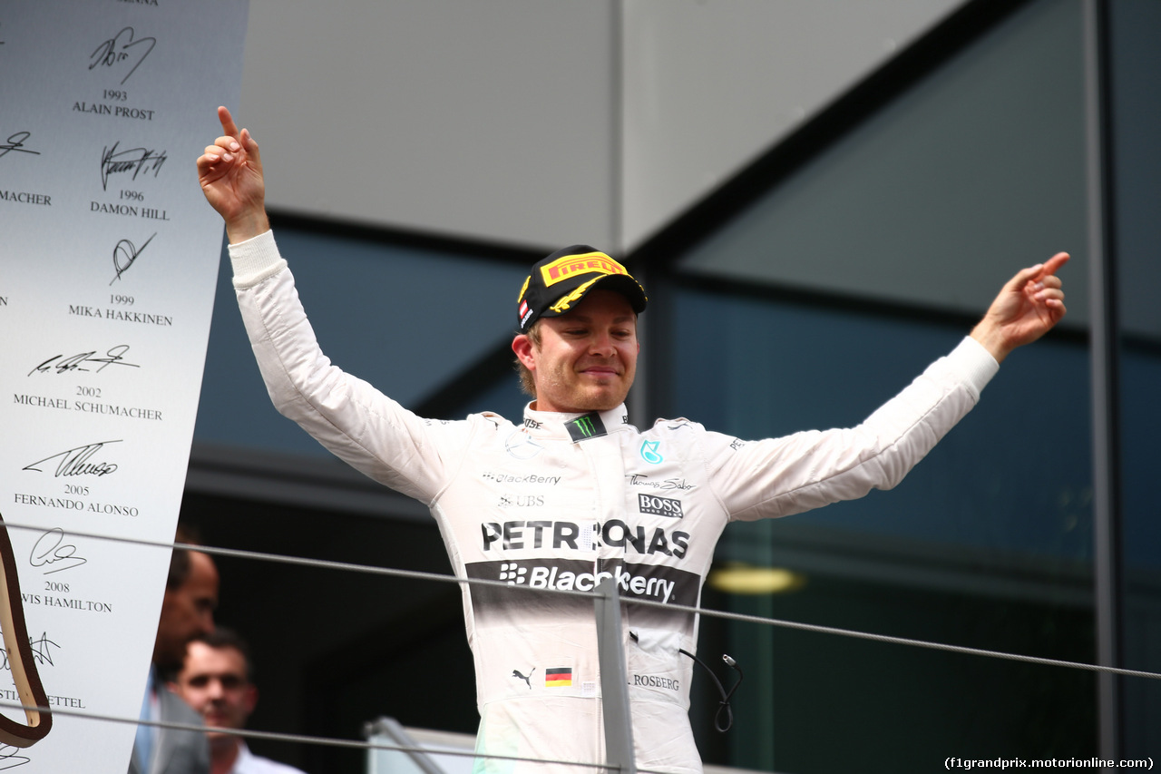 GP AUSTRIA, 21.06.2015- Podium winner Nico Rosberg (GER) Mercedes AMG F1 W06