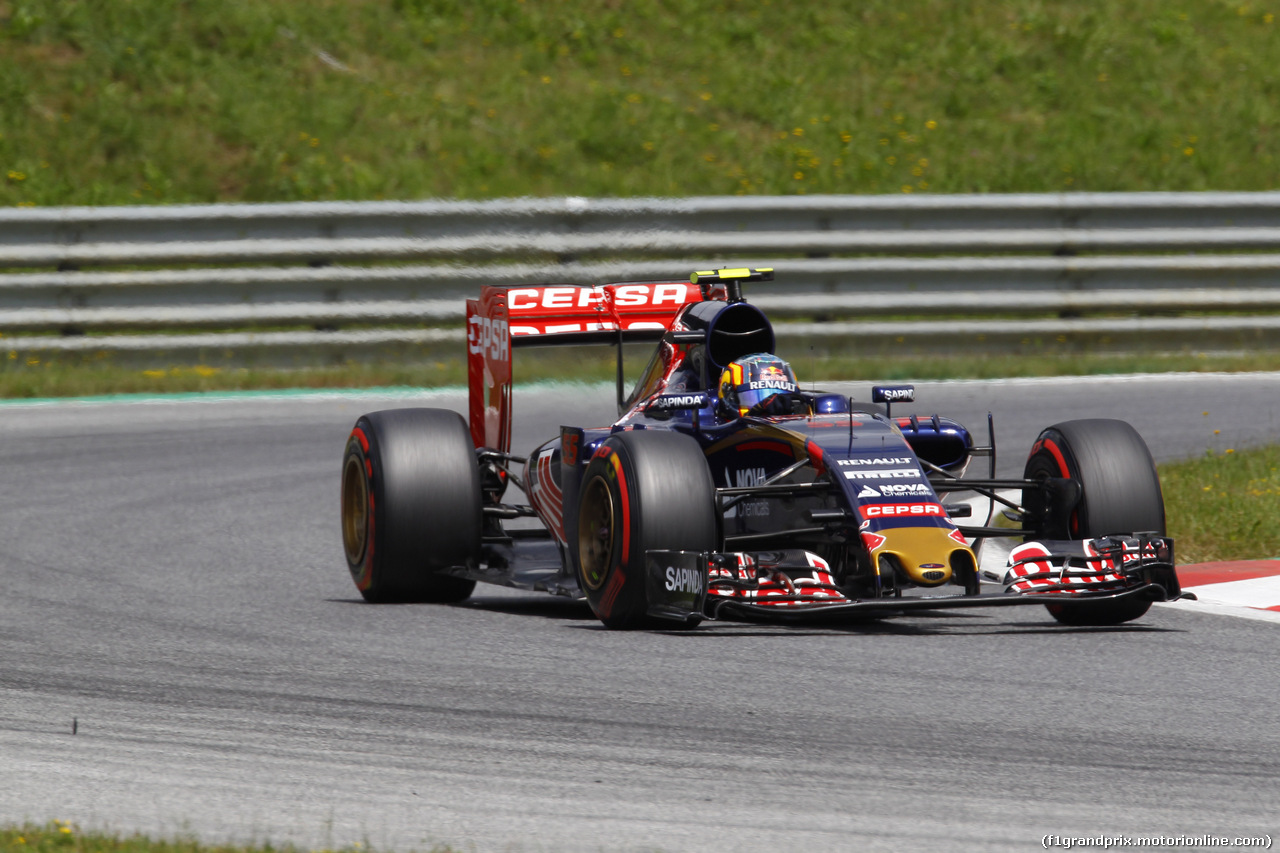 GP AUSTRIA, 21.06.2015- Gara, Carlos Sainz Jr (ESP) Scuderia Toro Rosso STR10