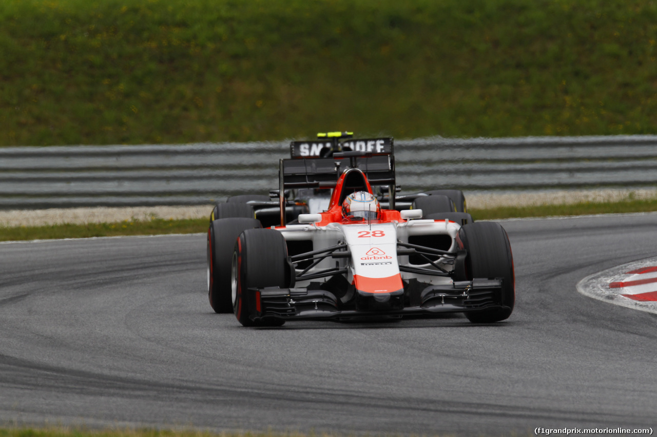 GP AUSTRIA, 21.06.2015- Gara, William Stevens (GBR) Manor Marussia F1 Team