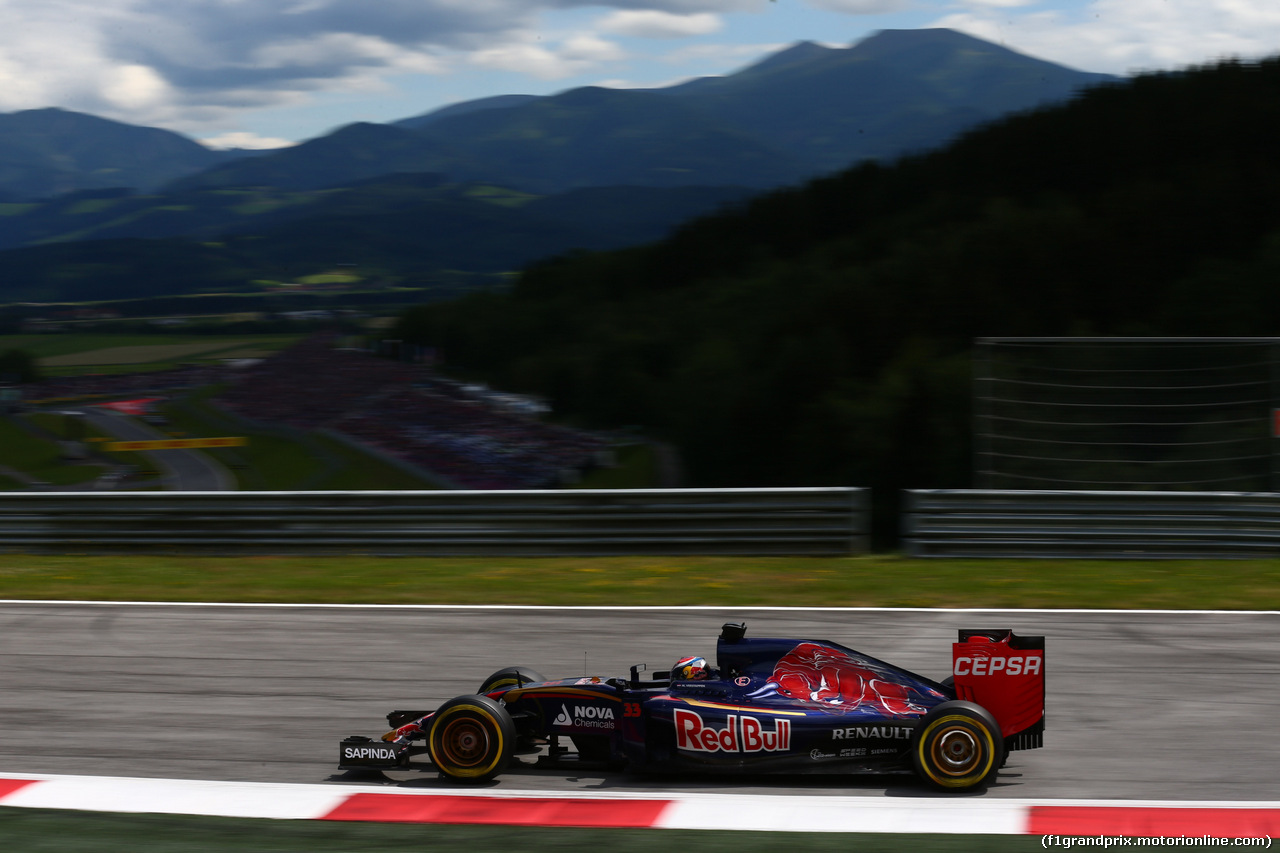 GP AUSTRIA, 21.06.2015- Gara, Max Verstappen (NED) Scuderia Toro Rosso STR10