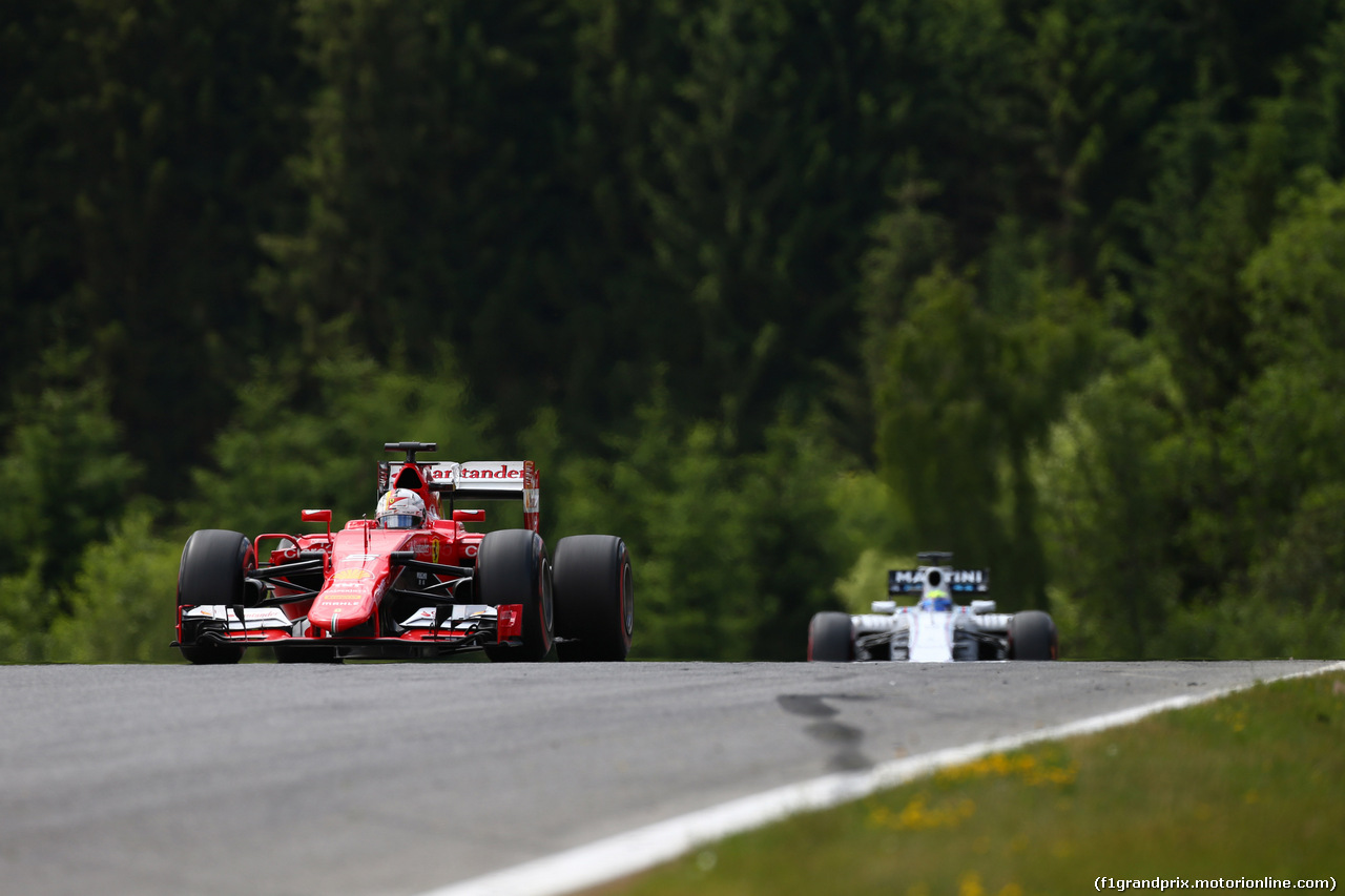 GP AUSTRIA, 21.06.2015- Gara, Sebastian Vettel (GER) Ferrari SF15-T