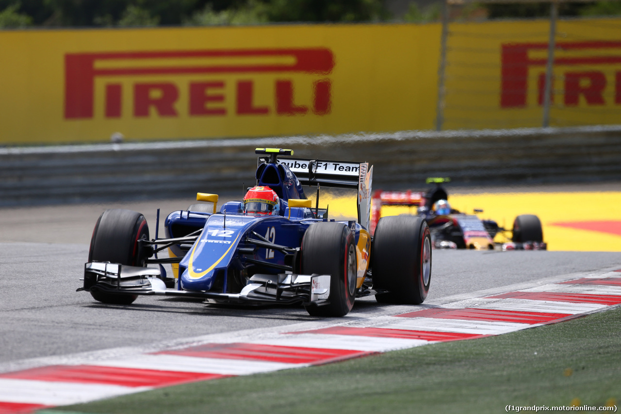 GP AUSTRIA, 21.06.2015- Gara, Felipe Nasr (BRA) Sauber C34