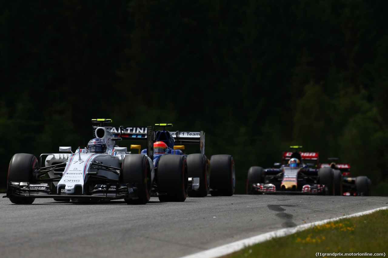 GP AUSTRIA, 21.06.2015- Gara, Valtteri Bottas (FIN) Williams F1 Team FW37