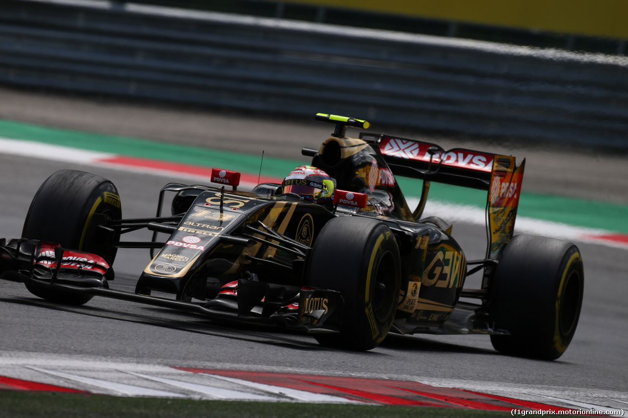 GP AUSTRIA, 21.06.2015- Gara, Pastor Maldonado (VEN) Lotus F1 Team E23