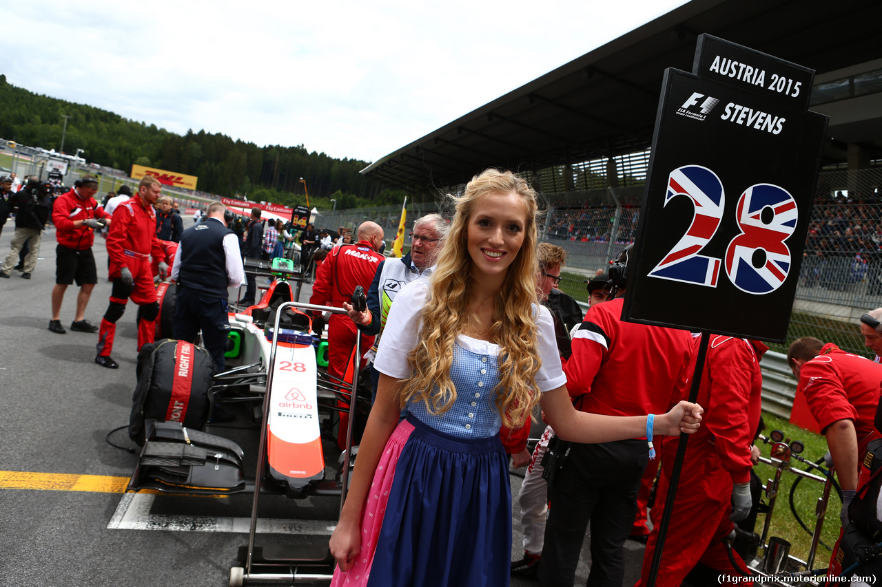 GP AUSTRIA, 21.06.2015- Gara, William Stevens (GBR) Manor Marussia F1 Team