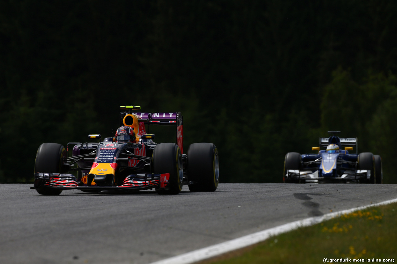 GP AUSTRIA, 21.06.2015- Gara, Daniil Kvyat (RUS) Red Bull Racing RB11