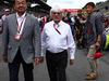 GP AUSTRIA, 21.06.2015- Takahiro Hachigo (JPN) Honda CEO with Bernie Ecclestone (GBR) on the grid