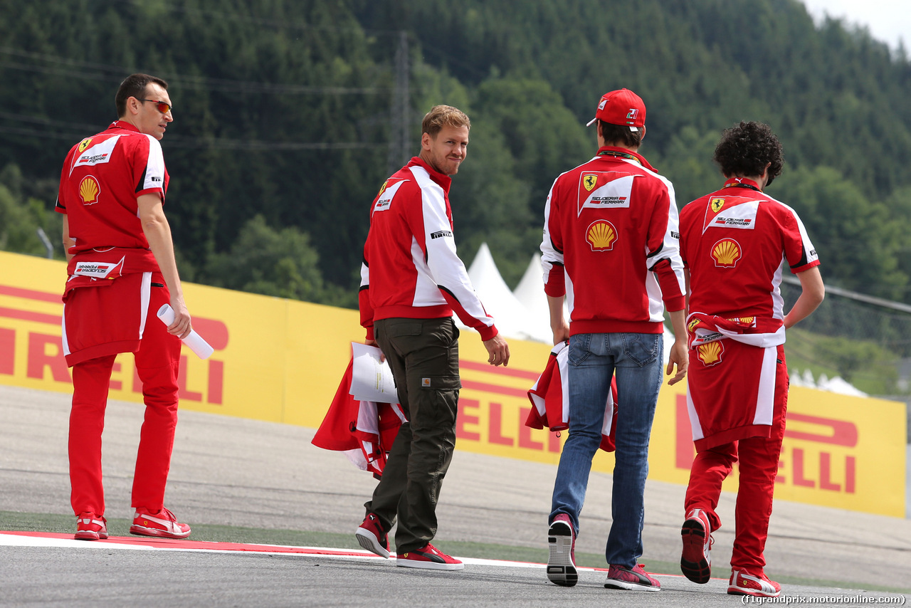 GP AUSTRIA, Sebastian Vettel (GER), Ferrari 
18.06.2015.