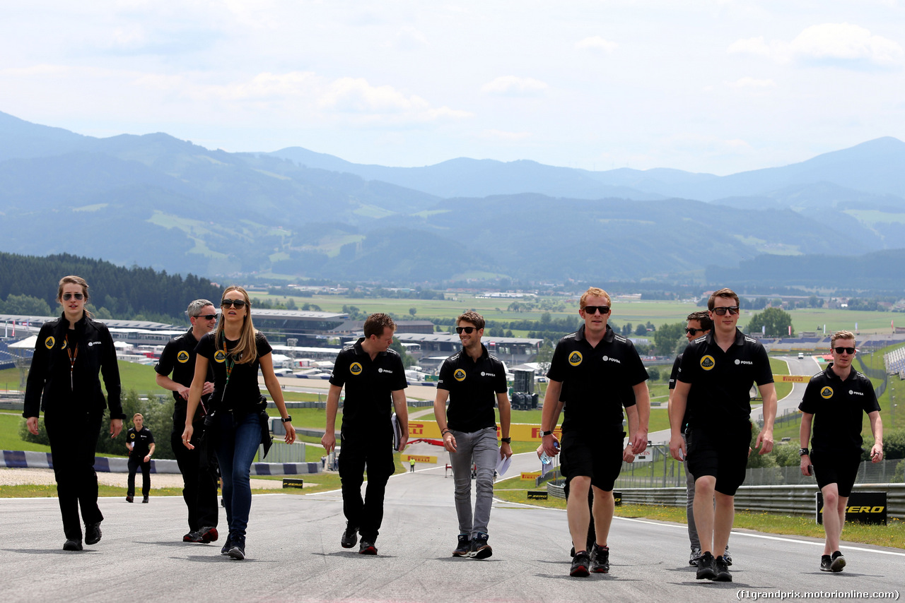 GP AUSTRIA, Romain Grosjean (FRA), Lotus F1 Team 
18.06.2015.