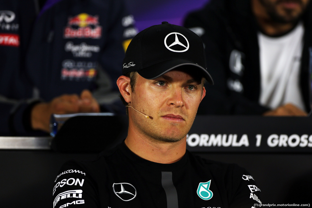 GP AUSTRIA, Nico Rosberg (GER) Mercedes AMG F1 in the FIA Press Conference.
18.06.2015.