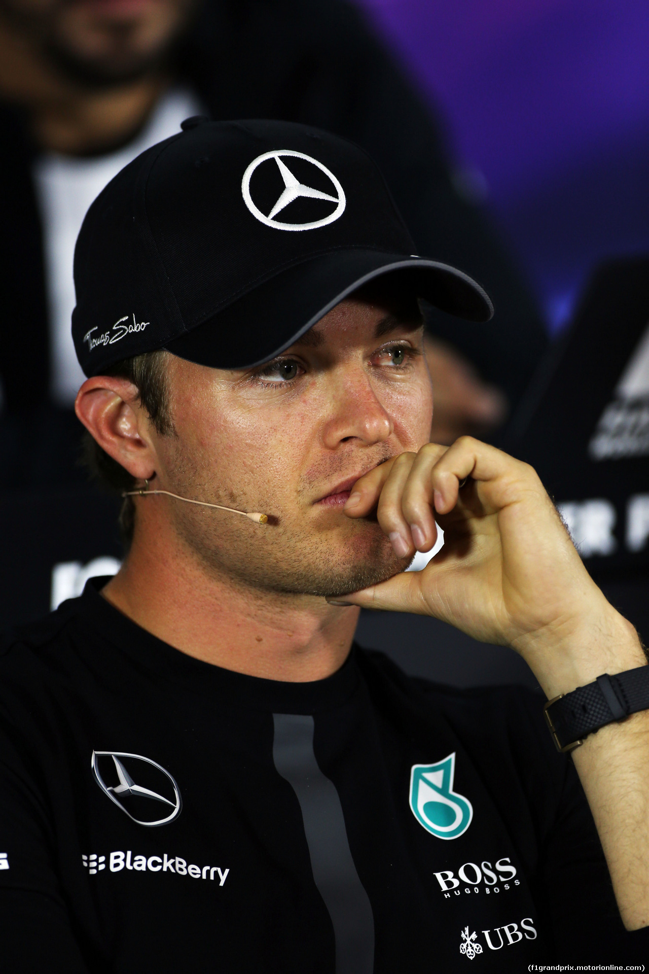 GP AUSTRIA, Nico Rosberg (GER) Mercedes AMG F1 in the FIA Press Conference.
18.06.2015.