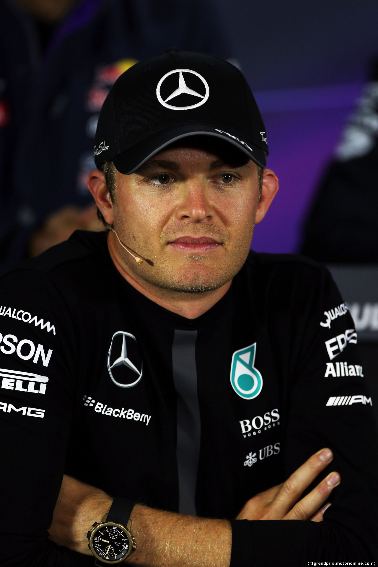 GP AUSTRIA, Nico Rosberg (GER) Mercedes AMG F1 in the FIA Press Conference.
18.06.2015.