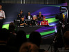 GP AUSTRIA, The FIA Press Conference (from back row (L to R)): Daniel Ricciardo (AUS) Red Bull Racing; Fernando Alonso (ESP) McLaren; Carlos Sainz Jr (ESP) Scuderia Toro Rosso; Nico Rosberg (GER) Mercedes AMG F1; Nico Hulkenberg (GER) Sahara Force India F1; Sebastian Vettel (GER) Ferrari.  
18.06.2015.