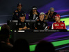 GP AUSTRIA, The FIA Press Conference (from back row (L to R)): Daniel Ricciardo (AUS) Red Bull Racing; Fernando Alonso (ESP) McLaren; Carlos Sainz Jr (ESP) Scuderia Toro Rosso; Nico Rosberg (GER) Mercedes AMG F1; Nico Hulkenberg (GER) Sahara Force India F1; Sebastian Vettel (GER) Ferrari.  
18.06.2015.