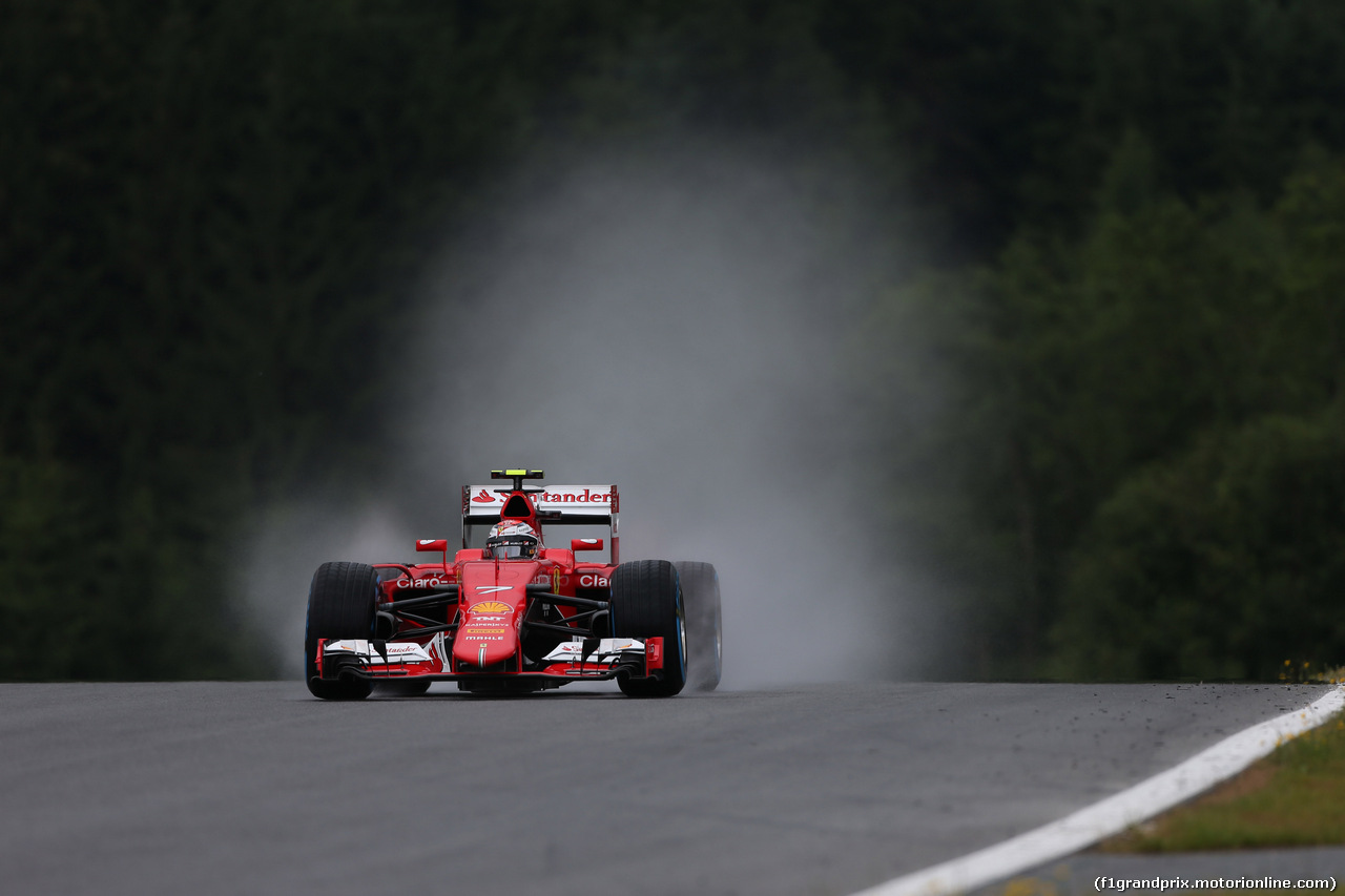 GP AUSTRIA, 20.06.2015- Prove Libere 3,  Kimi Raikkonen (FIN) Ferrari SF15-T