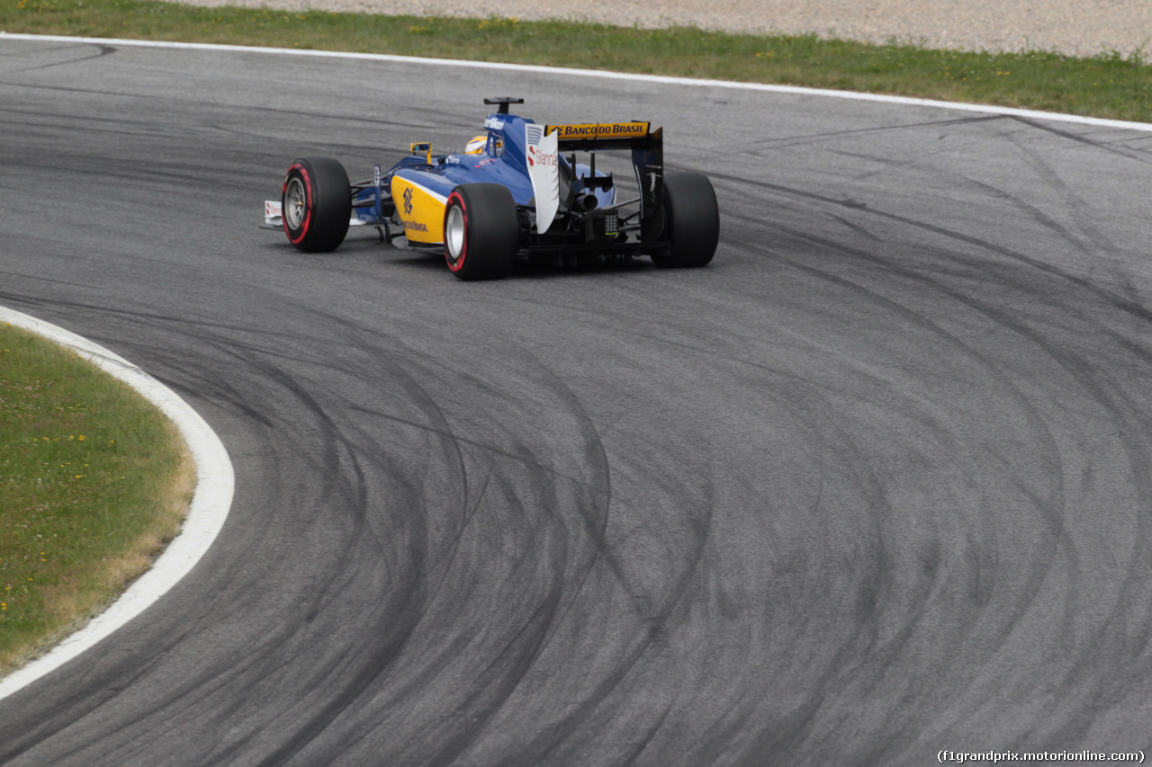 GP AUSTRIA, 20.06.2015- Prove Libere 3,  Marcus Ericsson (SUE) Sauber C34