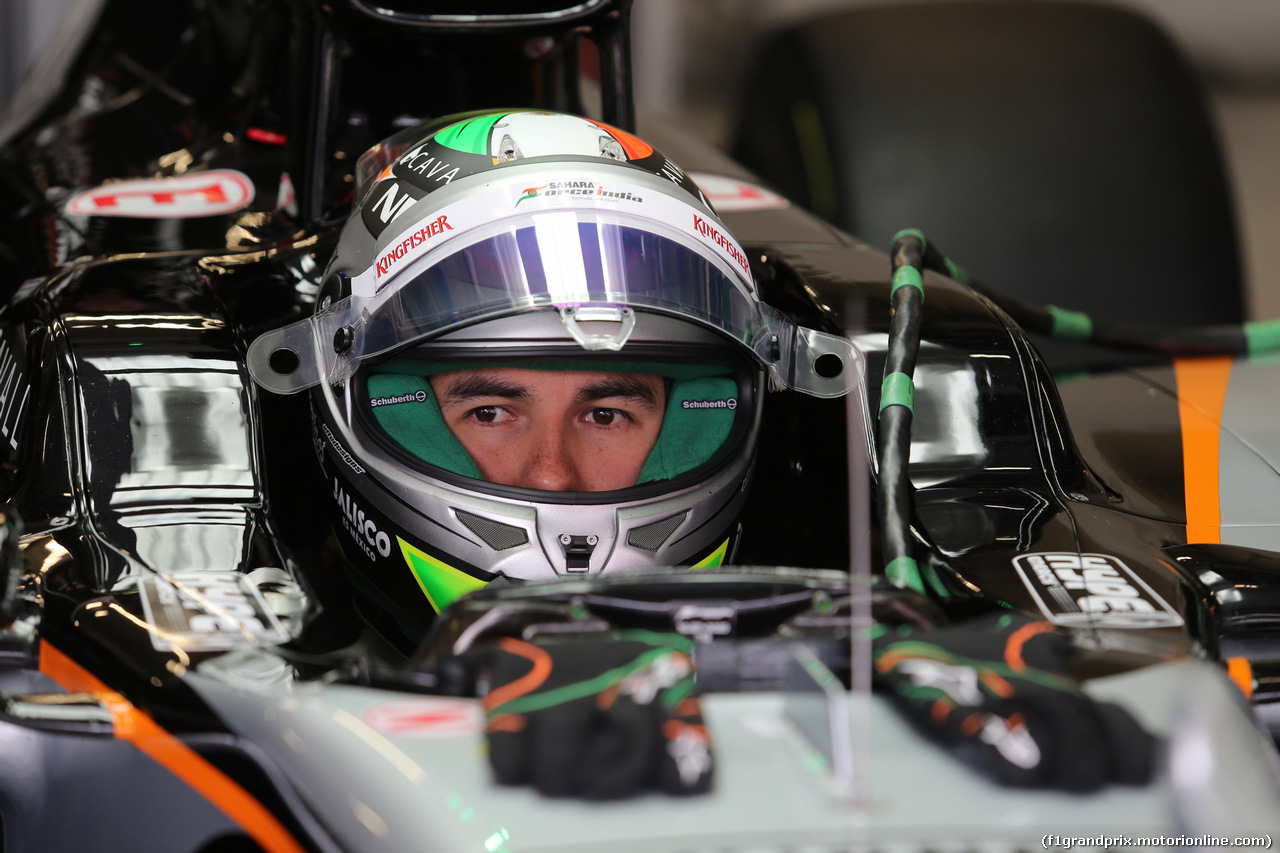 GP AUSTRIA, 20.06.2015- Prove Libere 3,  Sergio Perez (MEX) Sahara Force India F1 Team VJM08