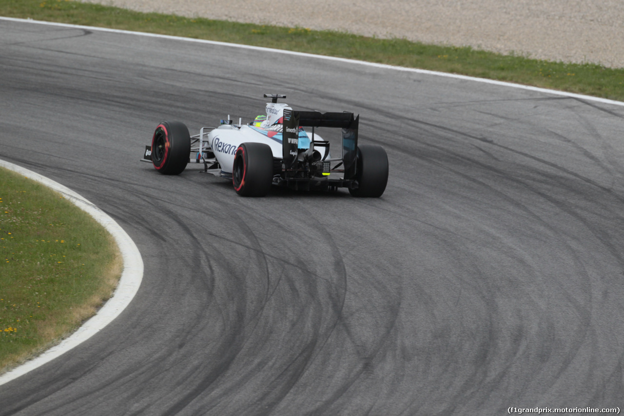 GP AUSTRIA, 20.06.2015- Prove Libere 3,  Felipe Massa (BRA) Williams F1 Team FW37