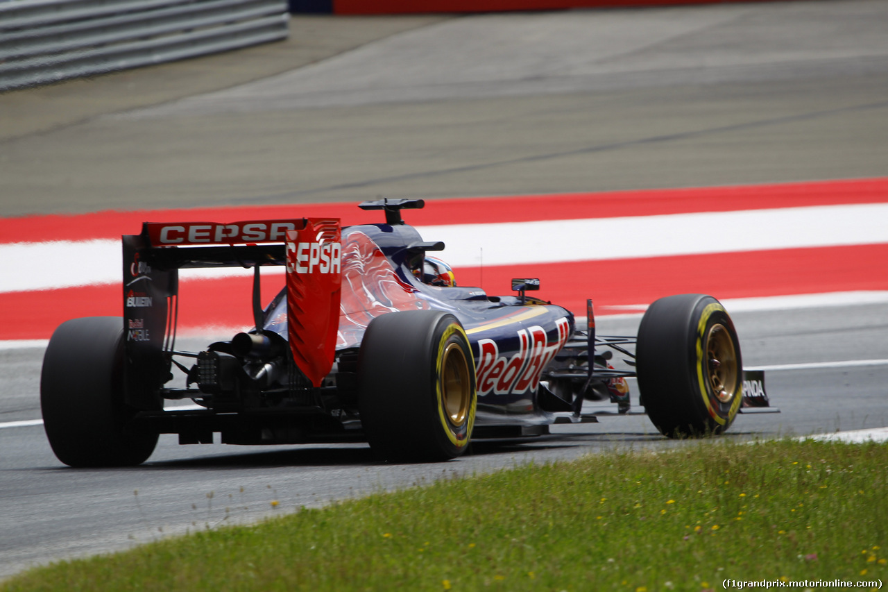 GP AUSTRIA, 20.06.2015- Prove Libere 3,  Max Verstappen (NED) Scuderia Toro Rosso STR10