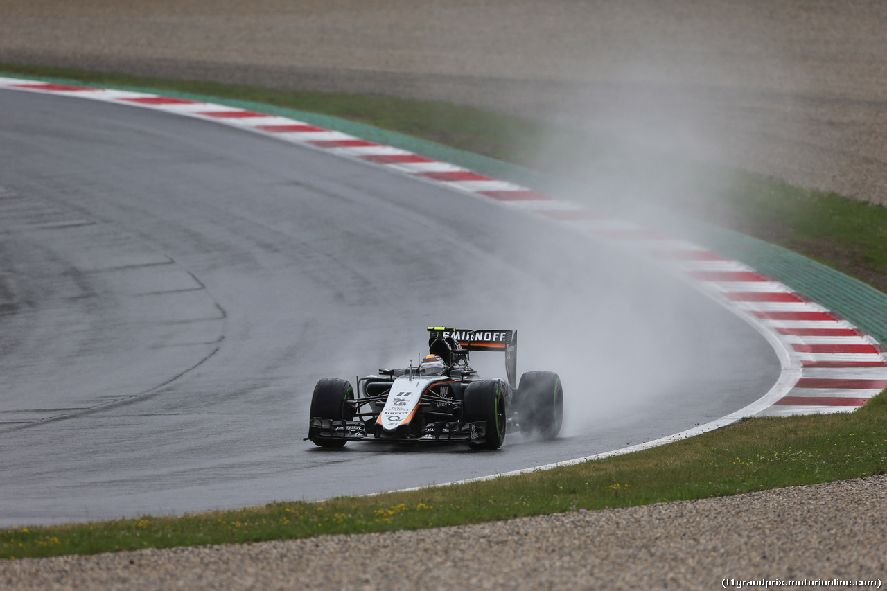 GP AUSTRIA, 20.06.2015- Prove Libere 3,  Sergio Perez (MEX) Sahara Force India F1 Team VJM08