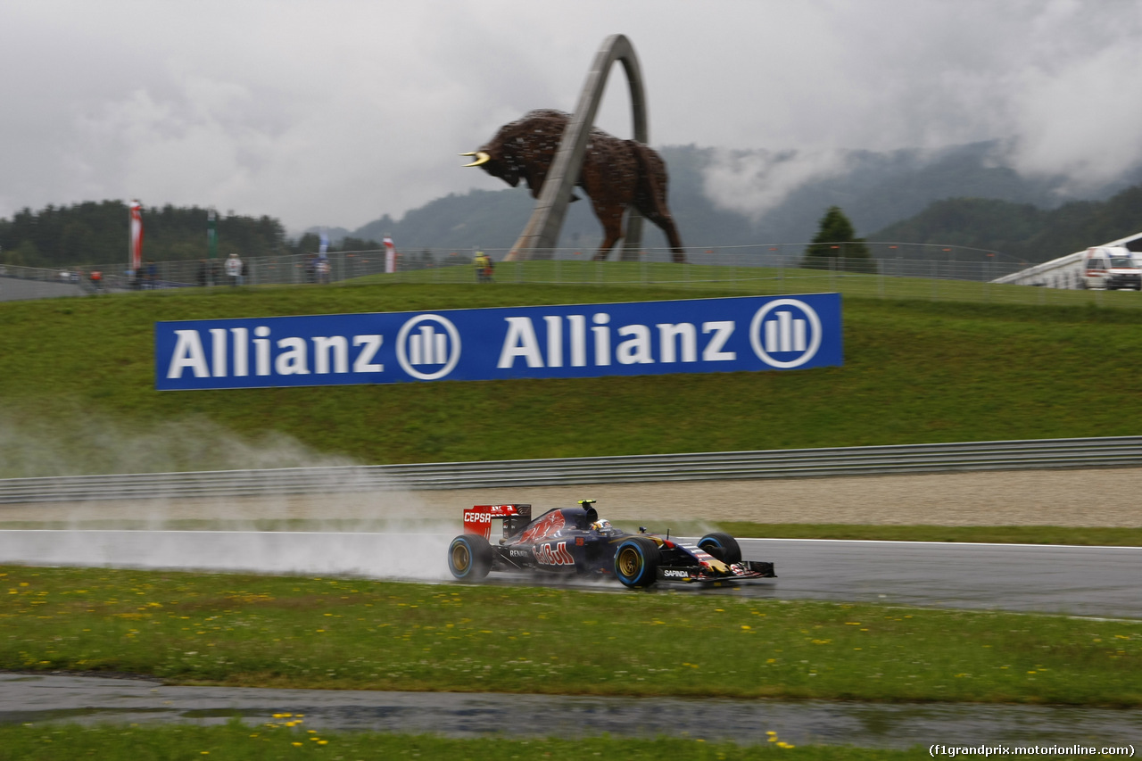 GP AUSTRIA, 20.06.2015- Prove Libere 3,  Carlos Sainz Jr (ESP) Scuderia Toro Rosso STR10