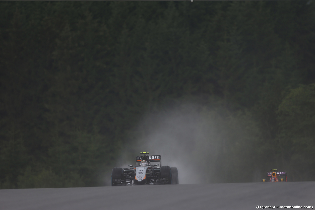 GP AUSTRIA, 20.06.2015- Prove Libere 3,  Sergio Perez (MEX) Sahara Force India F1 Team VJM08