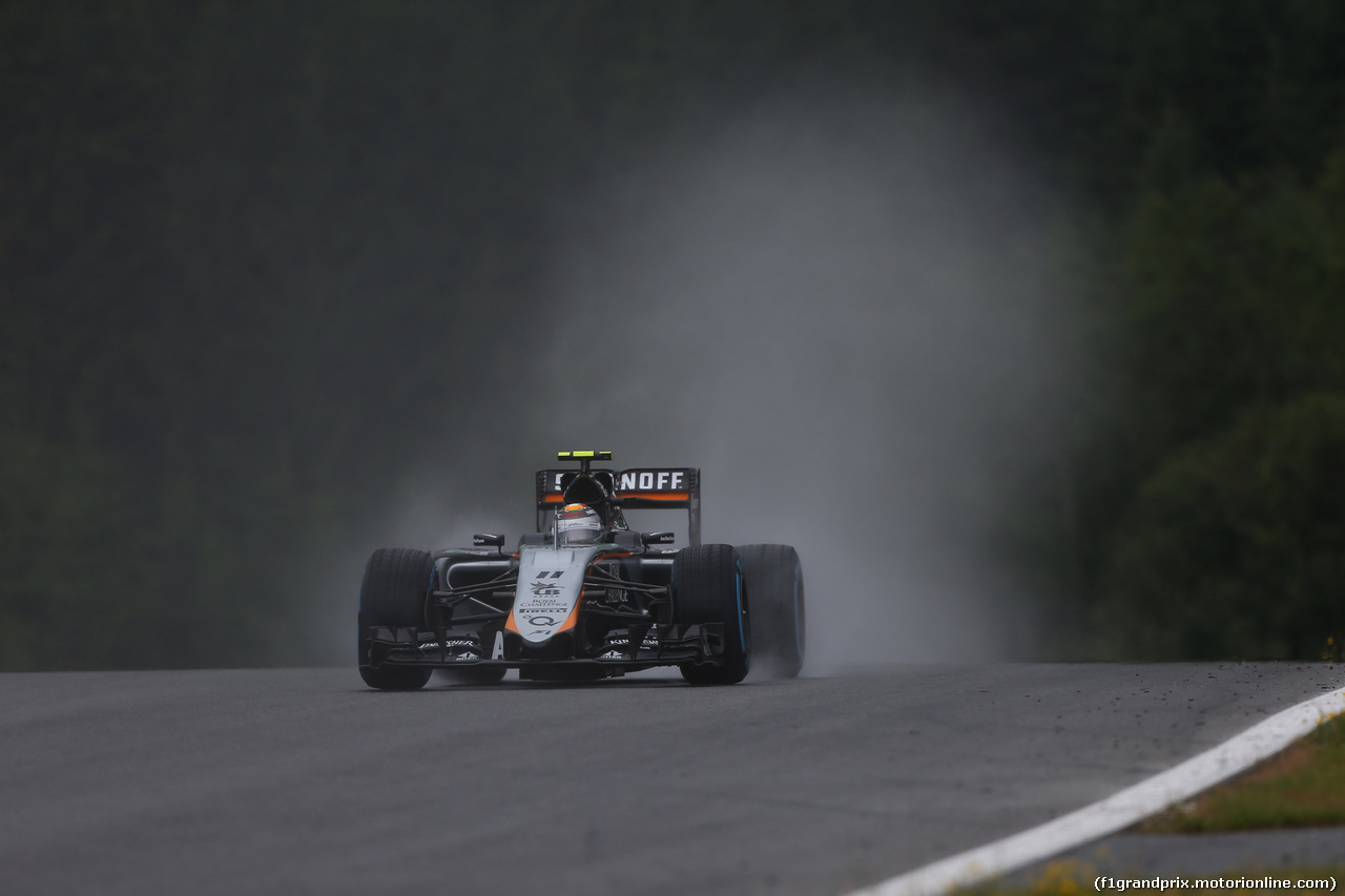 GP AUSTRIA, 20.06.2015- Prove Libere 3,  Sergio Perez (MEX) Sahara Force India F1 Team VJM08